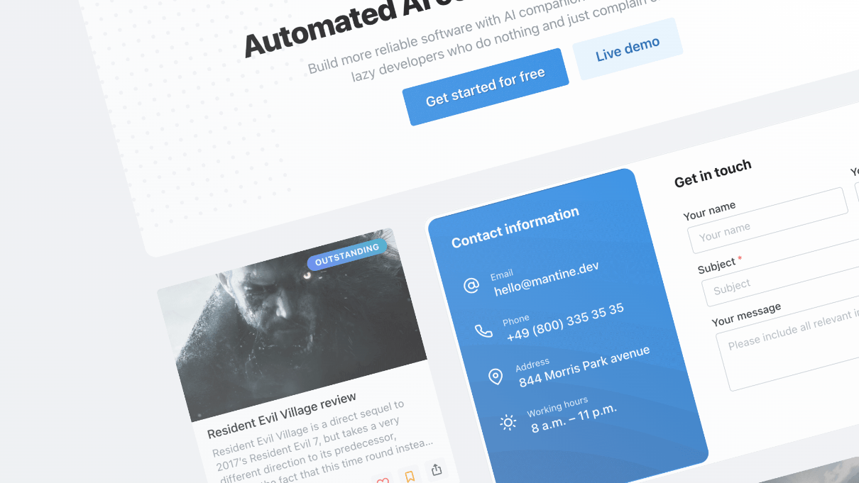 Matine Framework